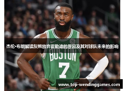 杰伦·布朗解读灰熊放弃霍勒迪的原因及其对球队未来的影响